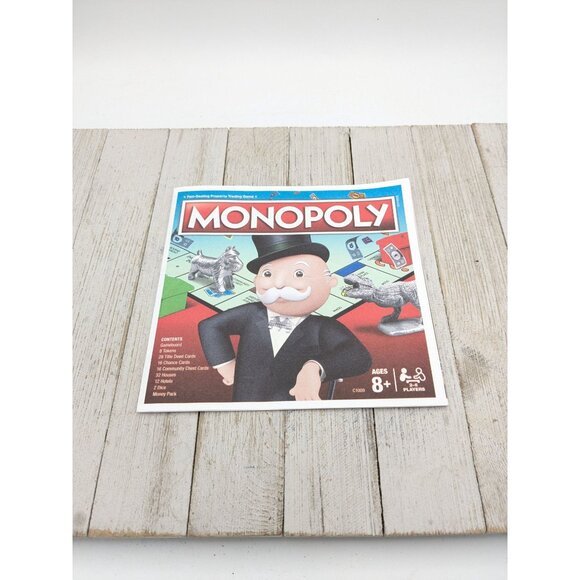 Vintage 2017 Monopoly Edition Game Replacement Board Instructions - Picture 7 of 8